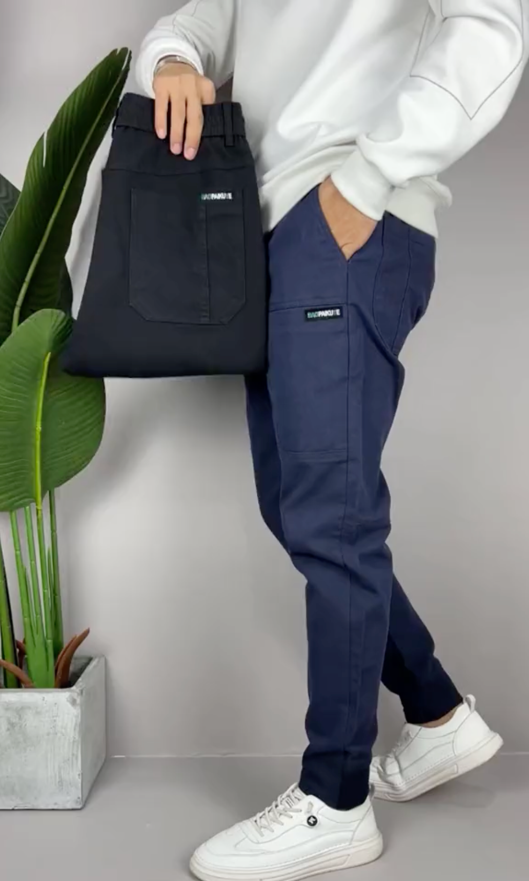 Herren Jogginghose Stretch für Aktiven Lebensstil, Bequeme Reguläre Passform Jogger-5