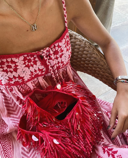 Elegantes Weißes Maxikleid für Damen im A-Linien-Schnitt mit Romantischen Details - Ideal für den Sommer