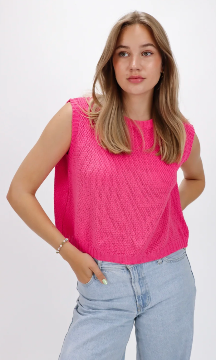 Variant image for Boxy Strick Damen Top - Bequemes Oberteil Für Sommerveranstaltungen, Stilvolles Tops Damen-3