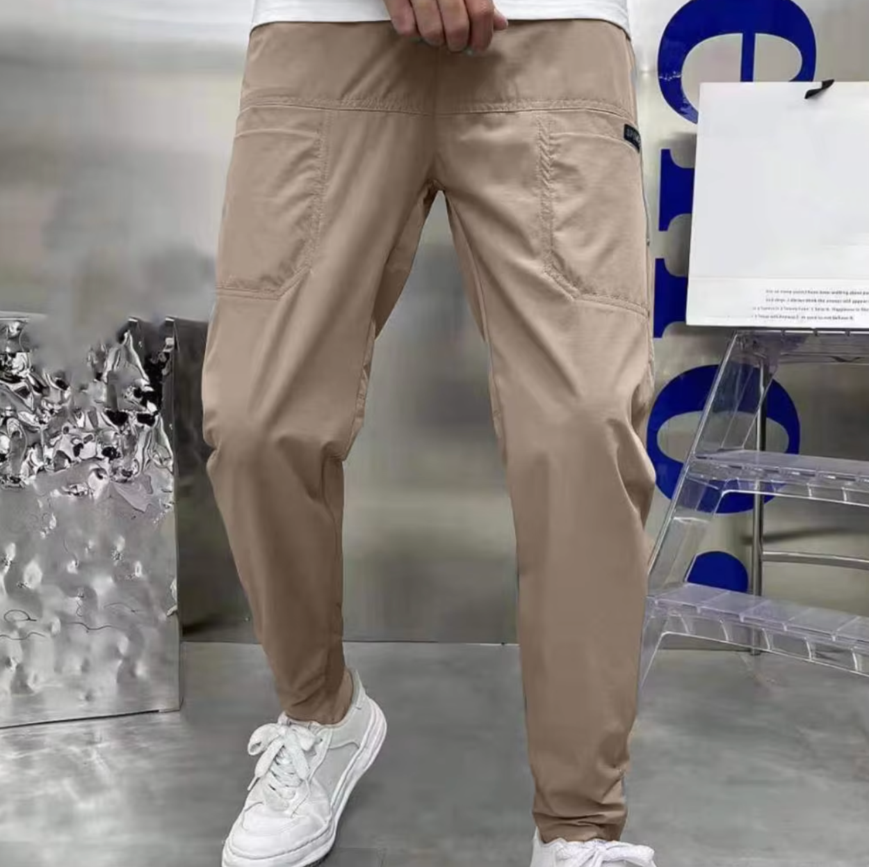 Variant image for Herren Multi-Taschen Freizeithosen – Vielseitige Cargo Hosen Für Herren, Komfortabel Und Funktional-21