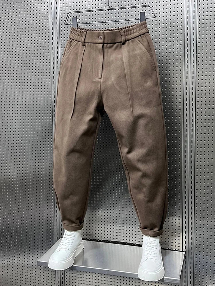 Elegante Herrenhosen Aus Premium-Stoff, Moderne Passform, Vielseitig Für Freizeit Und Formelle Anlässe-4