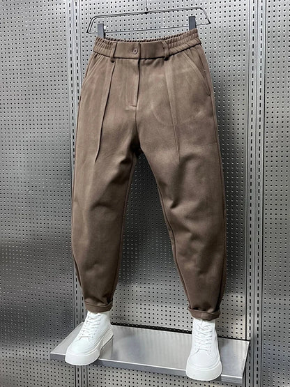Elegante Herrenhosen Aus Premium-Stoff, Moderne Passform, Vielseitig Für Freizeit Und Formelle Anlässe-4