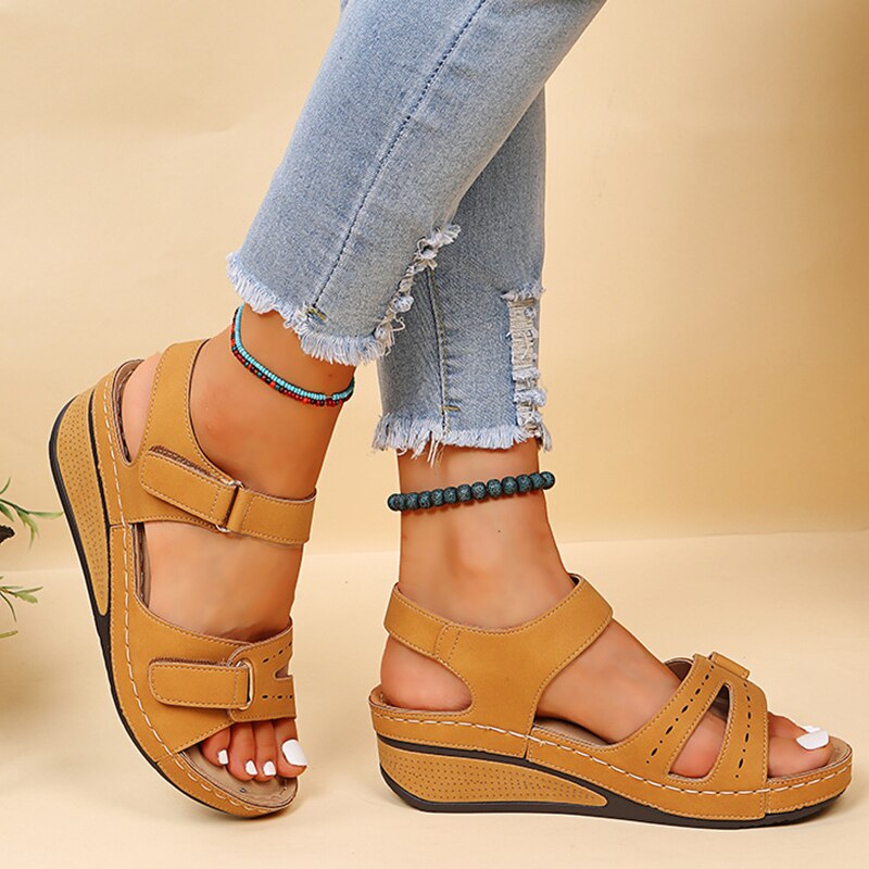 Variant image for Orthopädische Sommersandalen Damen, Atmungsaktives Design, Unterstützender Fit, Elegant und Komfortabel für den Alltag-28