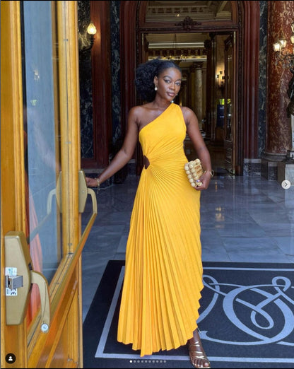 Variant image for Elegantes Satin-Midi-Kleid für Damen – Zeitloses Festliches Kleid für Hochzeitsgäste und Besondere Anlässe-17