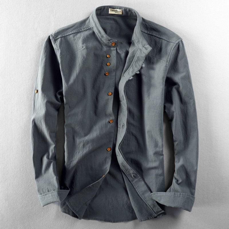 Men’s Japanese-Inspired Elegant Shirt Timeless Modern Design