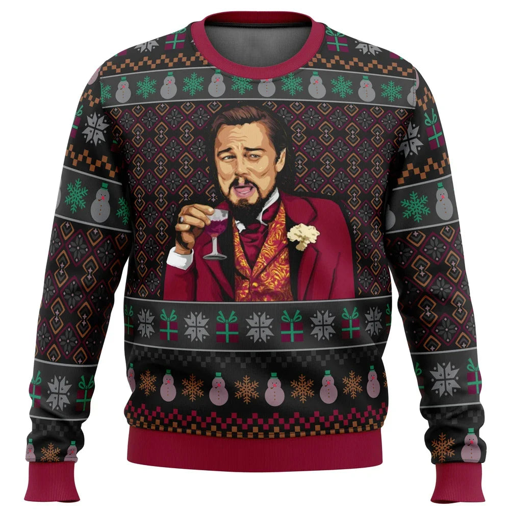 Men’s Christmas Jumper Warm Festive Winter with a Fun Design
