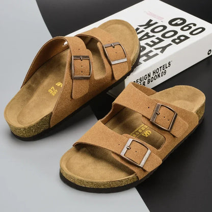 Variant image for Langlebige Herren Sandalen aus Leder - Nicht rutschende Outdoor Freizeitschuhe für den Sommer-56