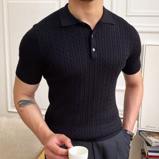 Premium Herren Poloshirt, Kurzarm, Baumwollmischung, Zeitloses Design für Geschäftliche und Lässige Anlässe-1