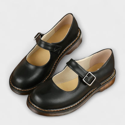 Women’s Classic Mary Jane Shoes Adjustable Buckle Strap & All-Day Ease