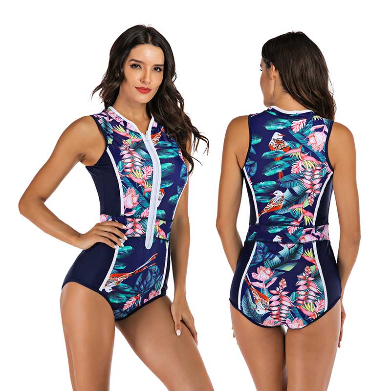 Sportlicher Damen Badeanzug – aufregendes Design, schnell trocknendes Material, für Strand und Pool 0