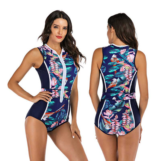 Sportlicher Damen Badeanzug – aufregendes Design, schnell trocknendes Material, für Strand und Pool 0