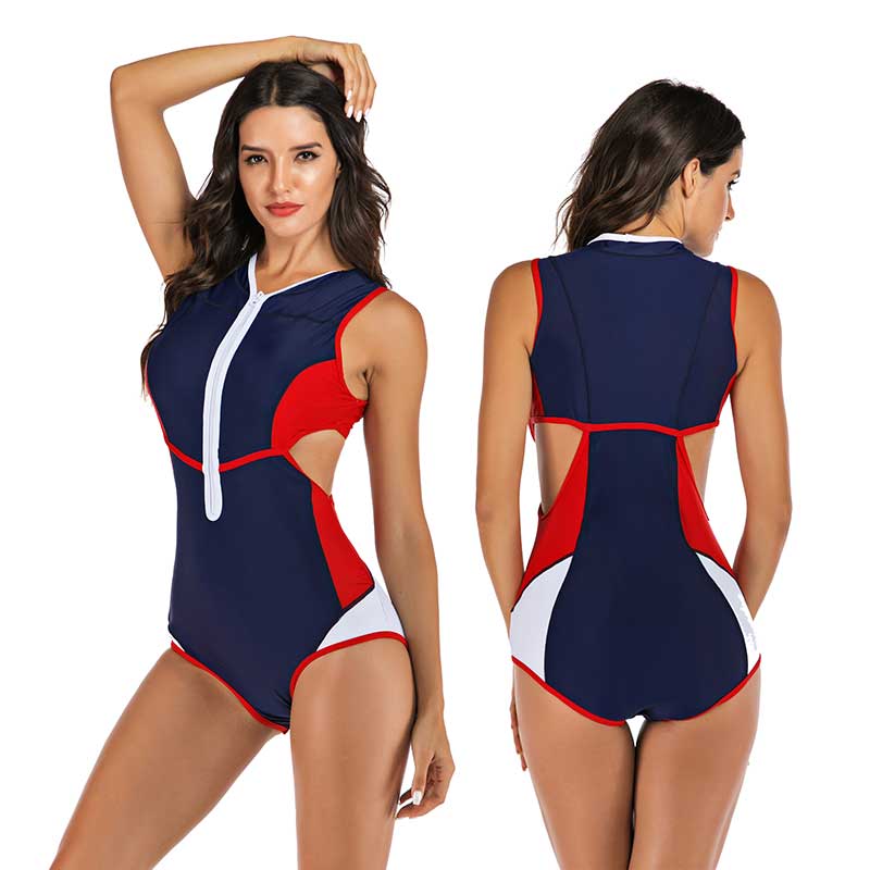 Sportlicher Damen Badeanzug – aufregendes Design, schnell trocknendes Material, für Strand und Pool 2