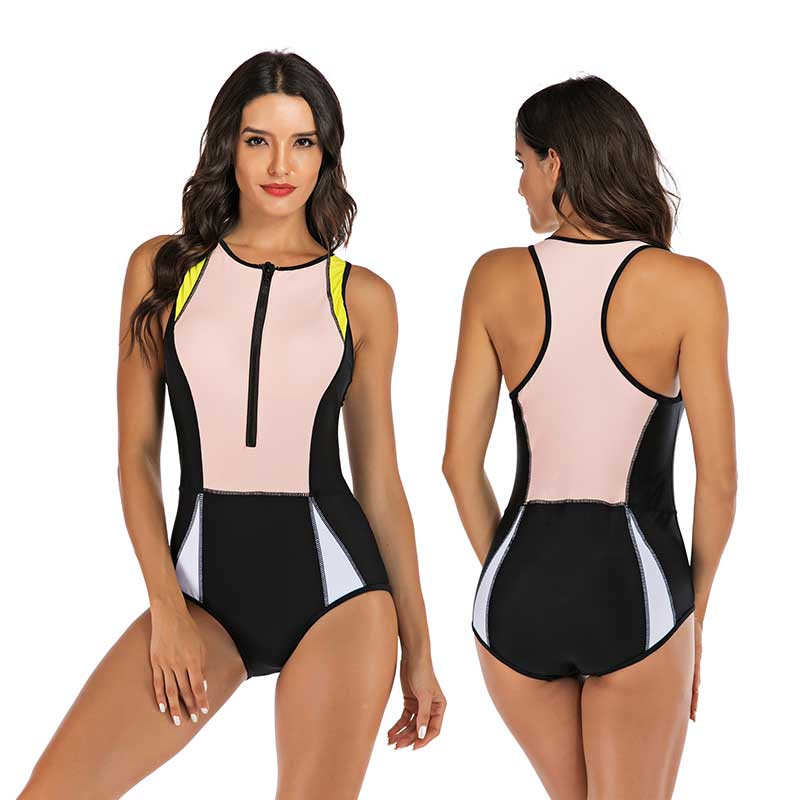 Sportlicher Damen Badeanzug – aufregendes Design, schnell trocknendes Material, für Strand und Pool 4