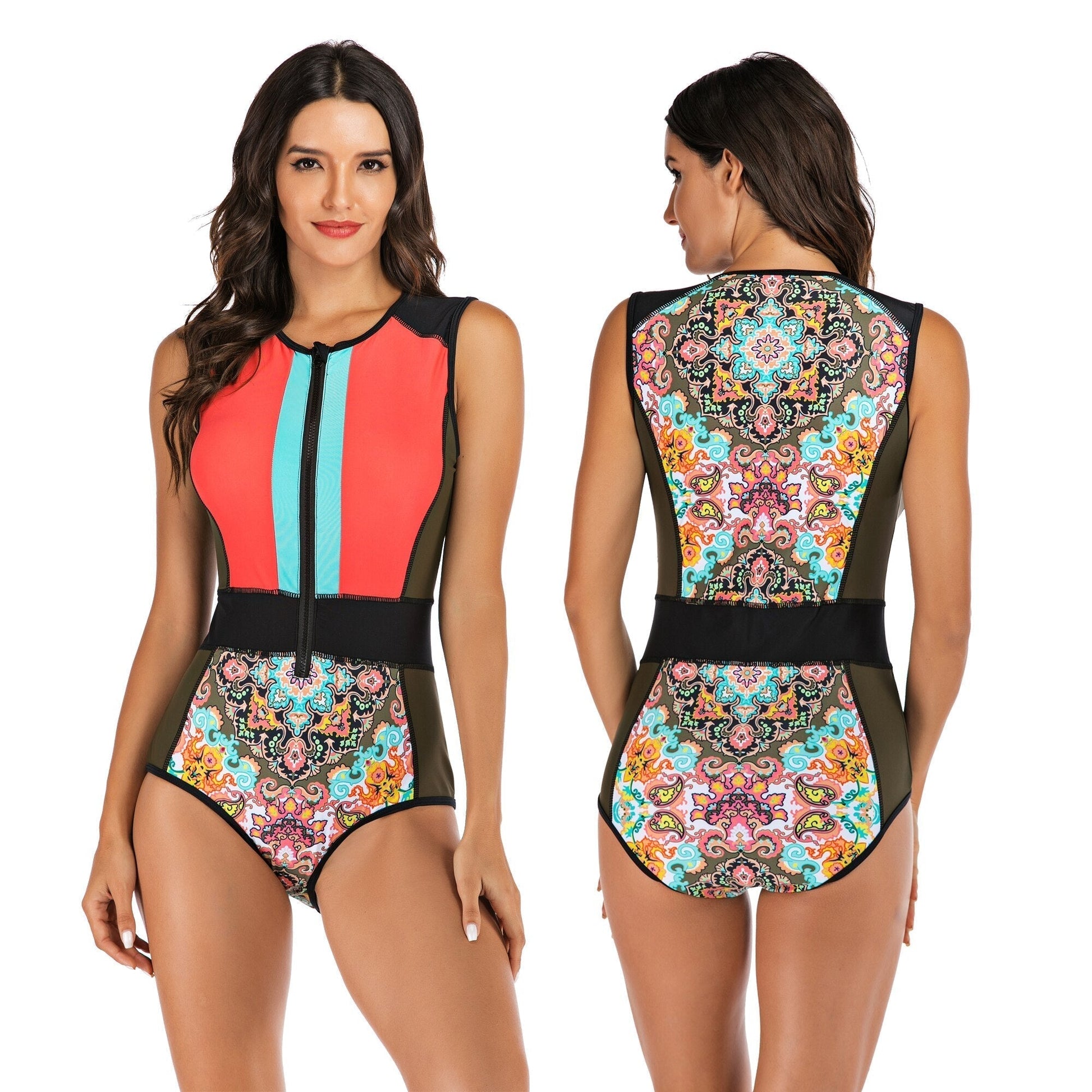 Sportlicher Damen Badeanzug – aufregendes Design, schnell trocknendes Material, für Strand und Pool 7