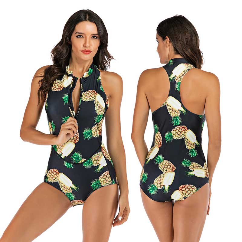Sportlicher Damen Badeanzug – aufregendes Design, schnell trocknendes Material, für Strand und Pool 8