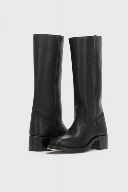 Elegant Women’s Knee High Boots Timeless Style with Supportive Heel