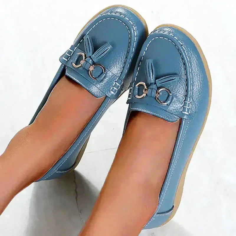 Variant image for Orthopädische Mokassins Damen, Atmungsaktive PU-Leder Mokassin Schuhe für Komfort und Unterstützung-26
