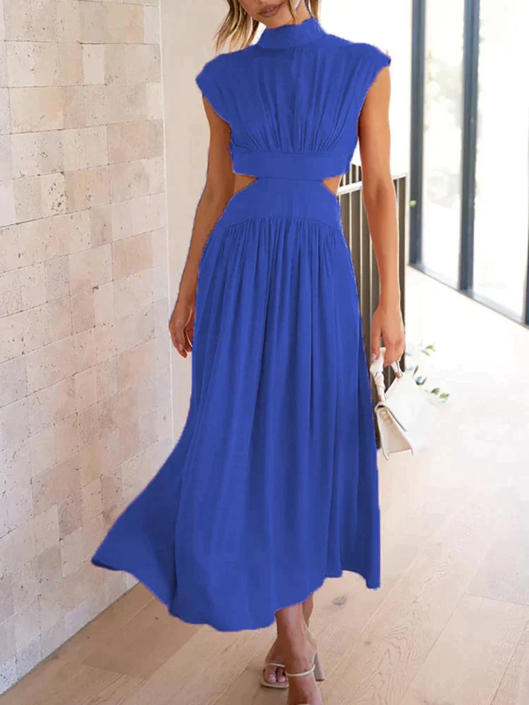 Variant image for Elegantes Maxikleid Langarm für Damen, Blumenmuster, Luxuriöser Stoff, Ideal für Hochzeiten und Festliche Anlässe-9