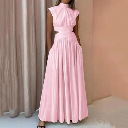 Variant image for Elegantes Maxikleid Langarm für Damen, Blumenmuster, Luxuriöser Stoff, Ideal für Hochzeiten und Festliche Anlässe-17