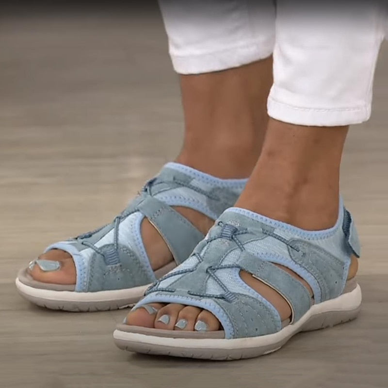 Unterstützende Damen-Sandalen – Keilabsatz, Nano-Schaumsohle, für Alltag 1