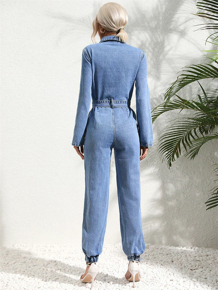 Vielseitiger Damen Jumpsuit – lässiger Schnitt, robuster Denim, für jeden Anlass 5