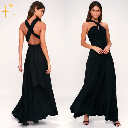 Vielseitiges Damen Wickelkleid – leichter, elastischer Stoff, für Hochzeitsgast oder festliche Anlässe 14