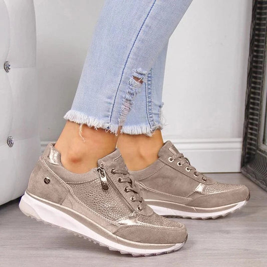 Bequeme Frauenschuhe Mit Atmungsaktivem Design Und Rutschfester Sohle Für Ganztägigen Komfort-1