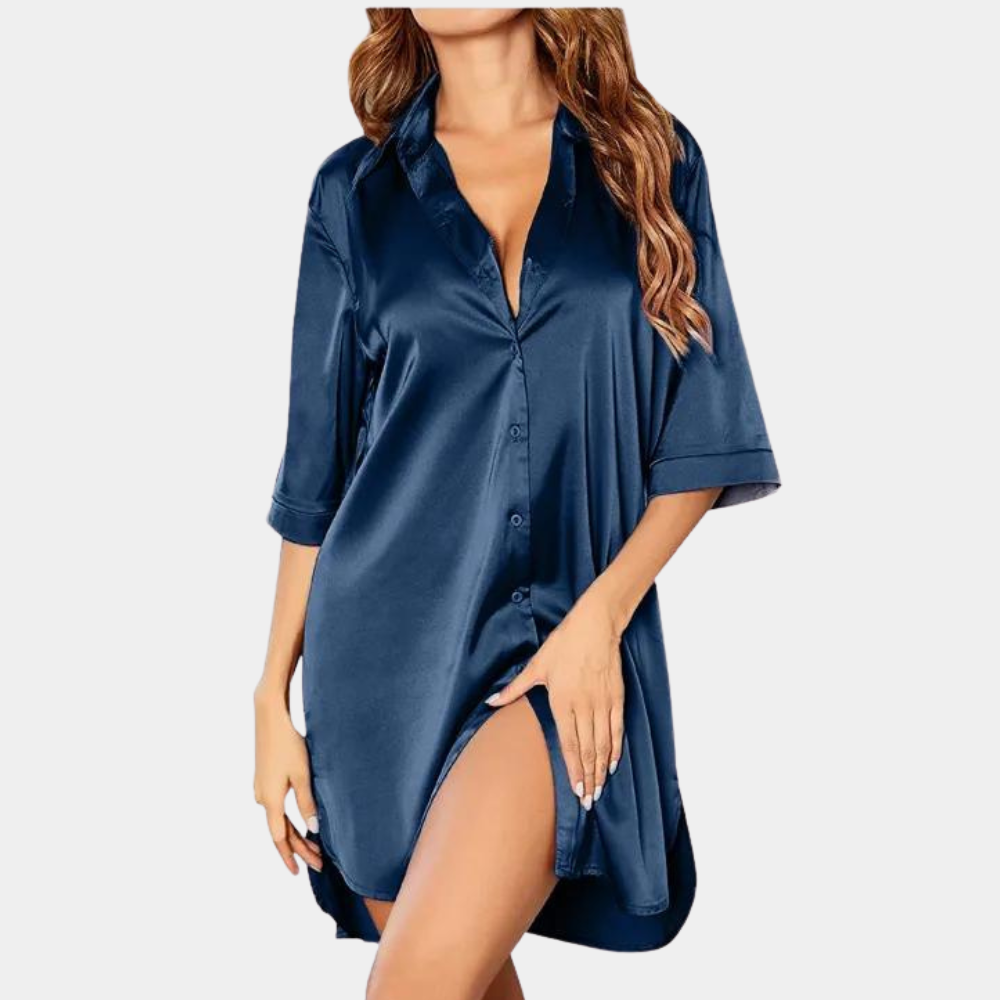 Weiche & elegante Damen Schlafkleid – atmungsaktiv, für entspannte Nächte 3