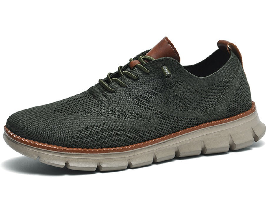 Elite-Orthopädische Turnschuhe Aus Echtem Leder Mit Gedächtnisschaum-Einlegesohlen Für Ganztägigen Komfort-6