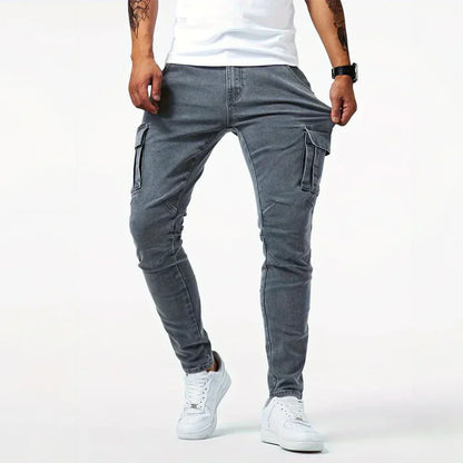 Stretch-Jeans Herren - Komfortable Passform Mit Funktionalen Taschen-3