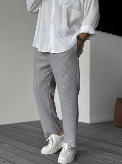 Variant image for Herren Hosen - Weiche Luxuriöse Maßgeschneiderte Hosen Für Den Täglichen Gebrauch, Premium-Stoff, Klassischer Stil-13