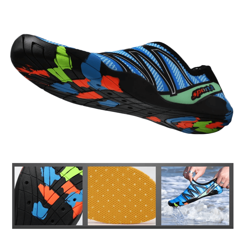 Schnelltrocknende Wasserschuhe Damen und Herren mit Rutschfester Sohle für Wassersportarten und Outdoor-Aktivitäten-4