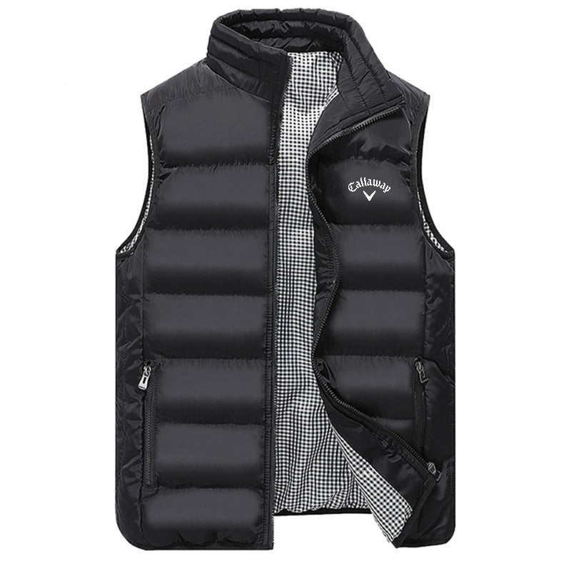 Men’s Lightweight Quilted Vest Puffer Style with Secure Zip Pockets