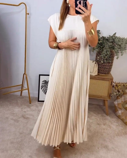 Elegantes Ärmloses Faltenkleid Für Hochzeitsgast – Vielseitige Festliche Kleider Damen Für Sommerhochzeiten Und Cocktailveranstaltungen