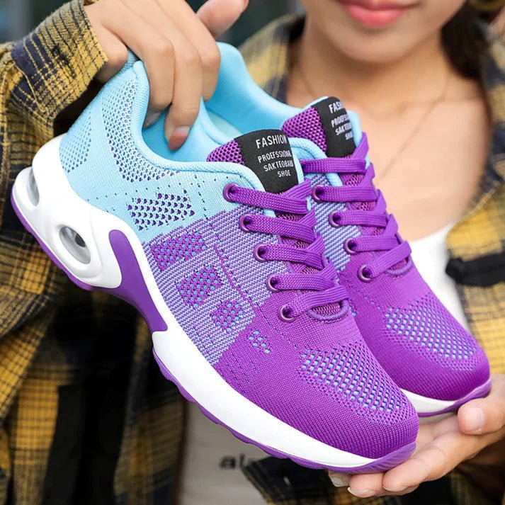 Orthopädische Sportschuhe für Fersenschmerzen, Schockabsorbierende Turnschuhe mit 4 cm Sohle für Aktiven Lebensstil-4