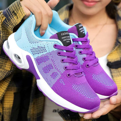 Orthopädische Sportschuhe für Fersenschmerzen, Schockabsorbierende Turnschuhe mit 4 cm Sohle für Aktiven Lebensstil-4