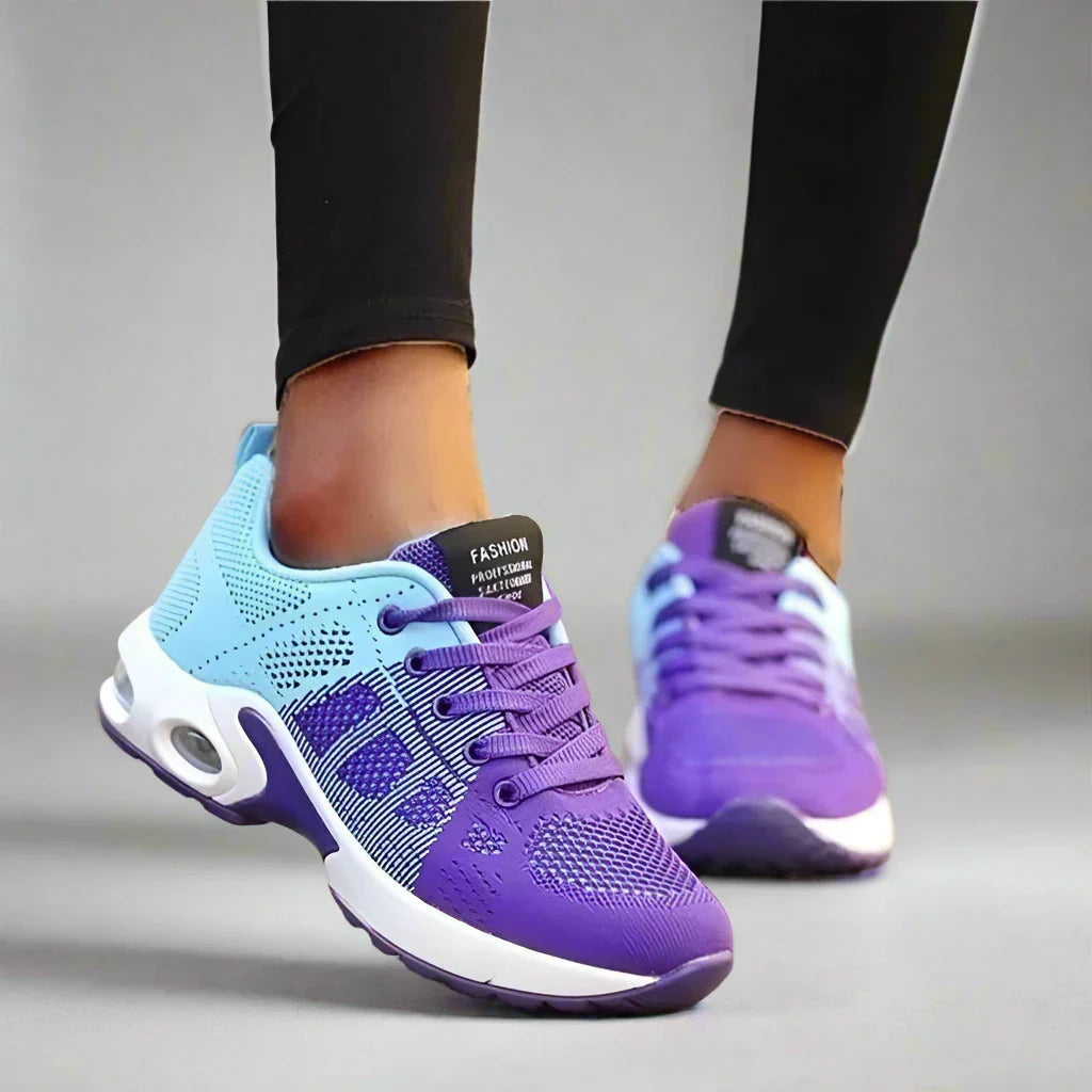 Orthopädische Sportschuhe für Fersenschmerzen, Schockabsorbierende Turnschuhe mit 4 cm Sohle für Aktiven Lebensstil-3
