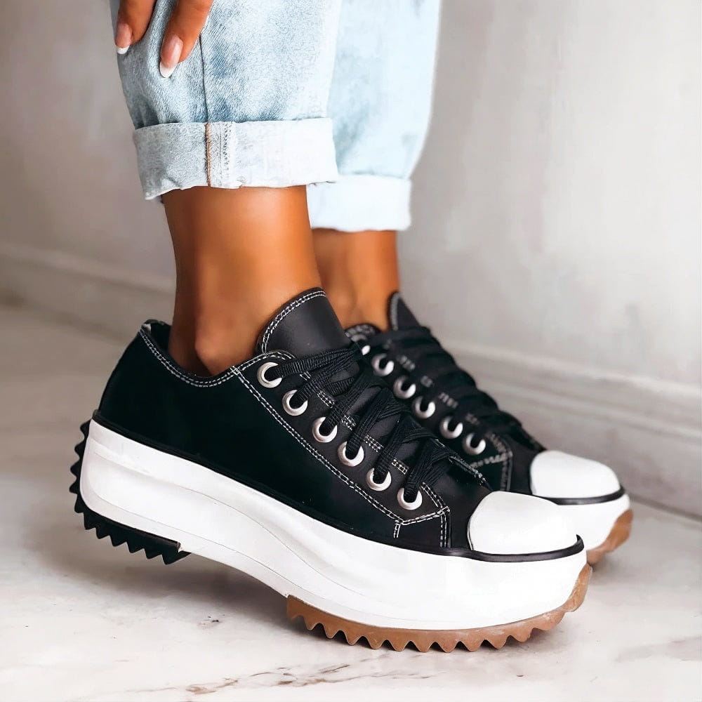 Bequeme Plattformschuhe Für Flache Füße Und Plantarfasziitis, Stilvolle Slip-On-Schuhe Mit Wolkenähnlichem Polster-2