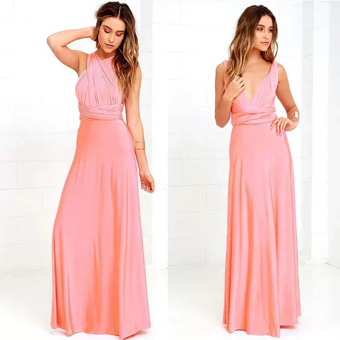Variant image for Chic Damen Wickelkleid Mit Elastischer Taille, Atmungsaktiv Für Sommer Und Festliche Anlässe, Ideal Als Kleid Hochzeitsgast-49