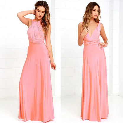 Variant image for Chic Damen Wickelkleid Mit Elastischer Taille, Atmungsaktiv Für Sommer Und Festliche Anlässe, Ideal Als Kleid Hochzeitsgast-49
