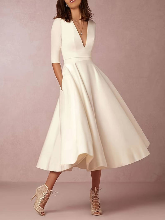 Plus Size Damen Sommerkleid Aus Weicher Baumwollmischung, Elegant Und Komfortabel Für Jeden Anlass