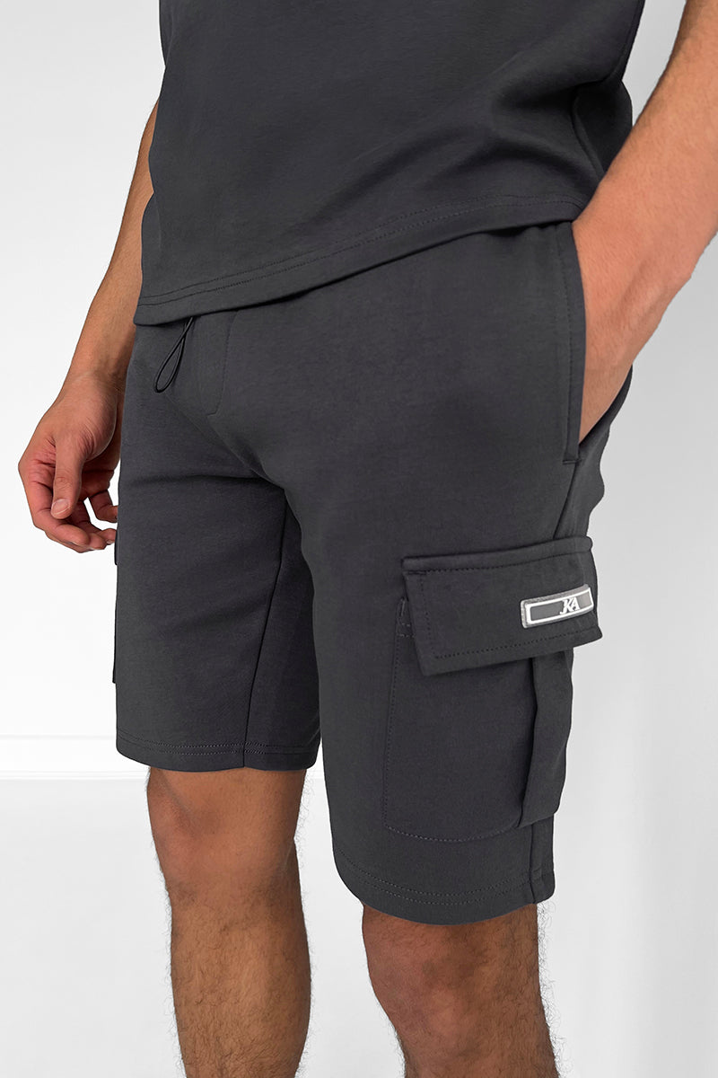 Slim Fit Freizeit-Set Für Männer Mit Frachtshorts Aus 100% Baumwolle-6