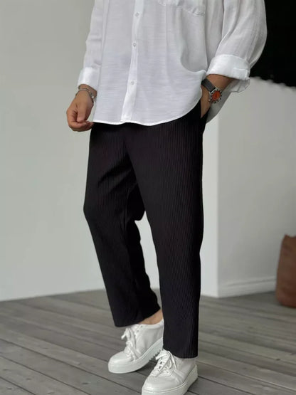 Variant image for Herren Hosen - Weiche Luxuriöse Maßgeschneiderte Hosen Für Den Täglichen Gebrauch, Premium-Stoff, Klassischer Stil-7