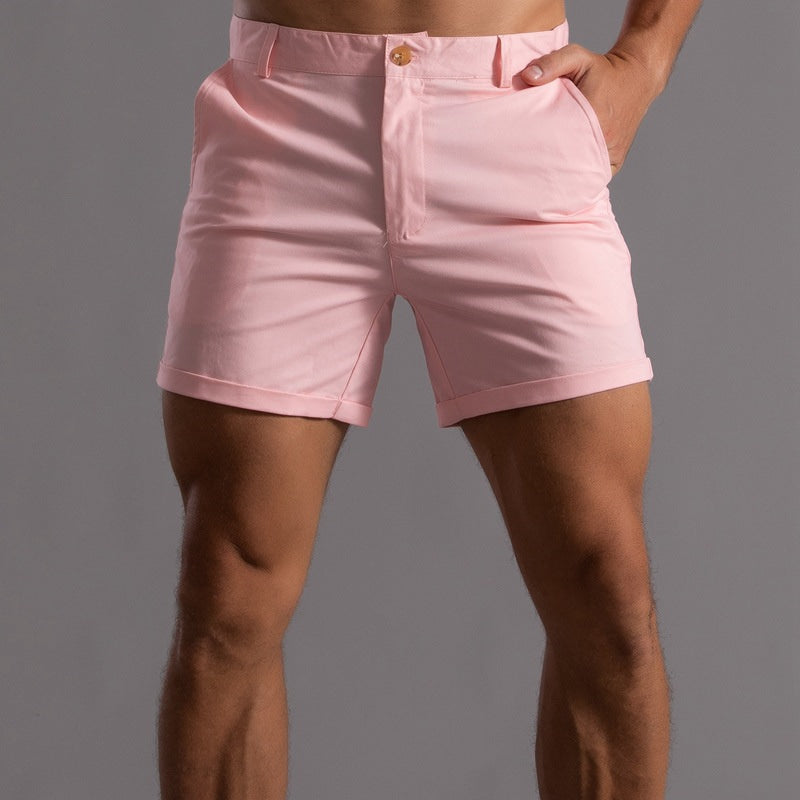 Men’s Slim Fit Shorts Modern Tailored Summer Wear