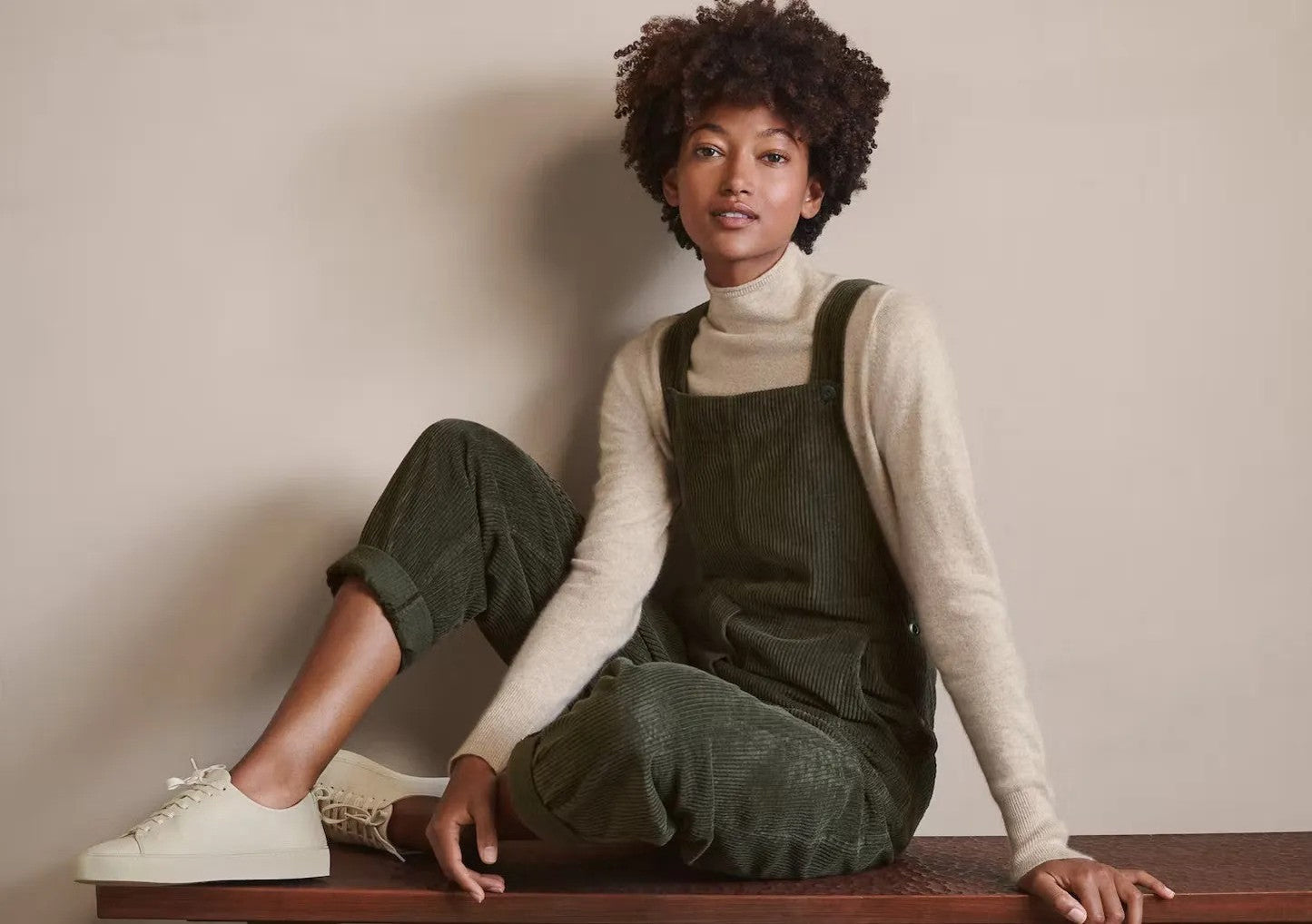 Vintage Damen Overall Jumpsuit, Entspannte Passform in Voller Länge mit Verstellbarem Saum 5