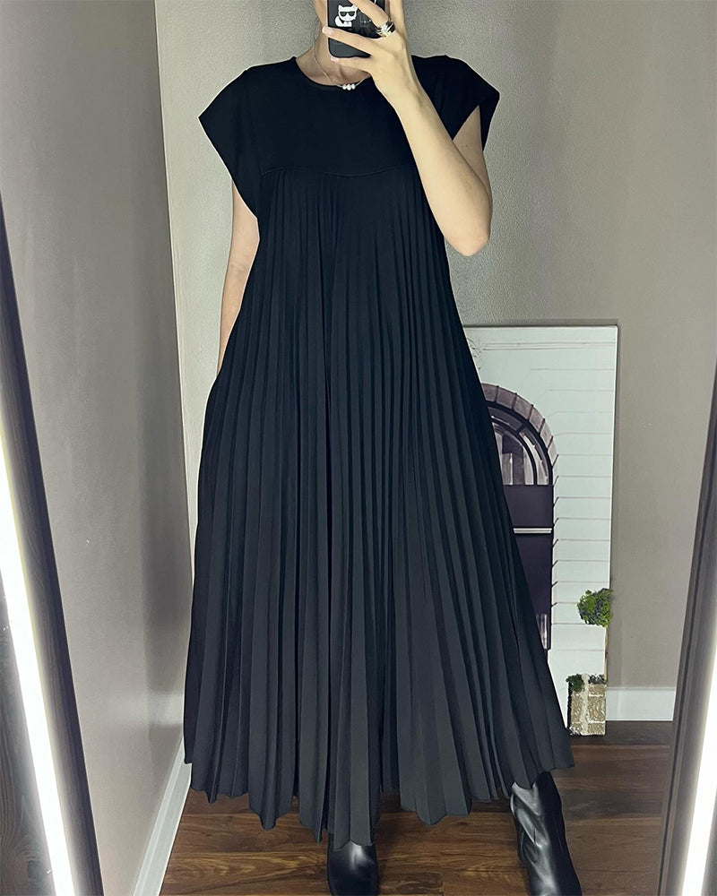 Variant image for Elegantes Ärmloses Faltenkleid Für Hochzeitsgast – Vielseitige Festliche Kleider Damen Für Sommerhochzeiten Und Cocktailveranstaltungen-7