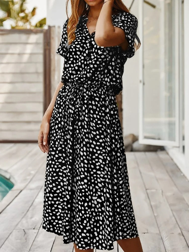 Variant image for Elegantes Knielanges Damenkleid Mit Schmeichelhaftem Schnitt Für Hochzeitsgäste - Festliche Kleider Damen-13