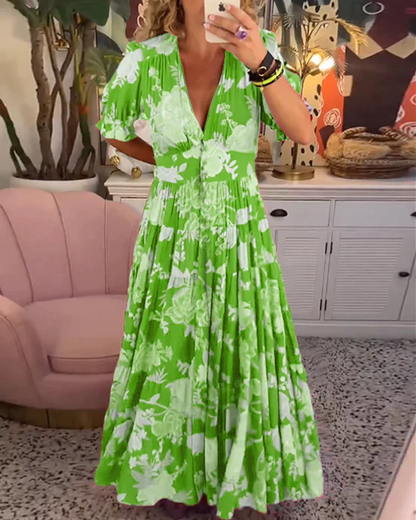 Elegantes Blumenhochzeits-Gastkleid - Maßgeschneiderte Silhouette, Vielseitiges Formelles Kleid Für Besondere Anlässe