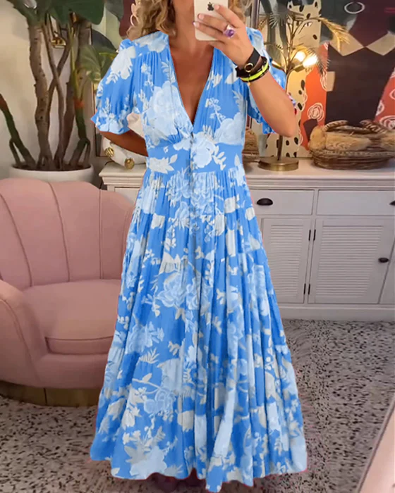 Elegantes Blumenhochzeits-Gastkleid - Maßgeschneiderte Silhouette, Vielseitiges Formelles Kleid Für Besondere Anlässe
