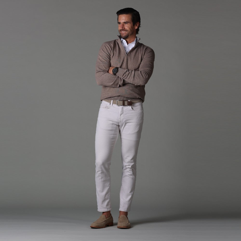 Strukturiertes Poloshirt Herren aus Premium-Baumwollmischung, Moderner Schnitt, Elegante Freizeitkleidung-4